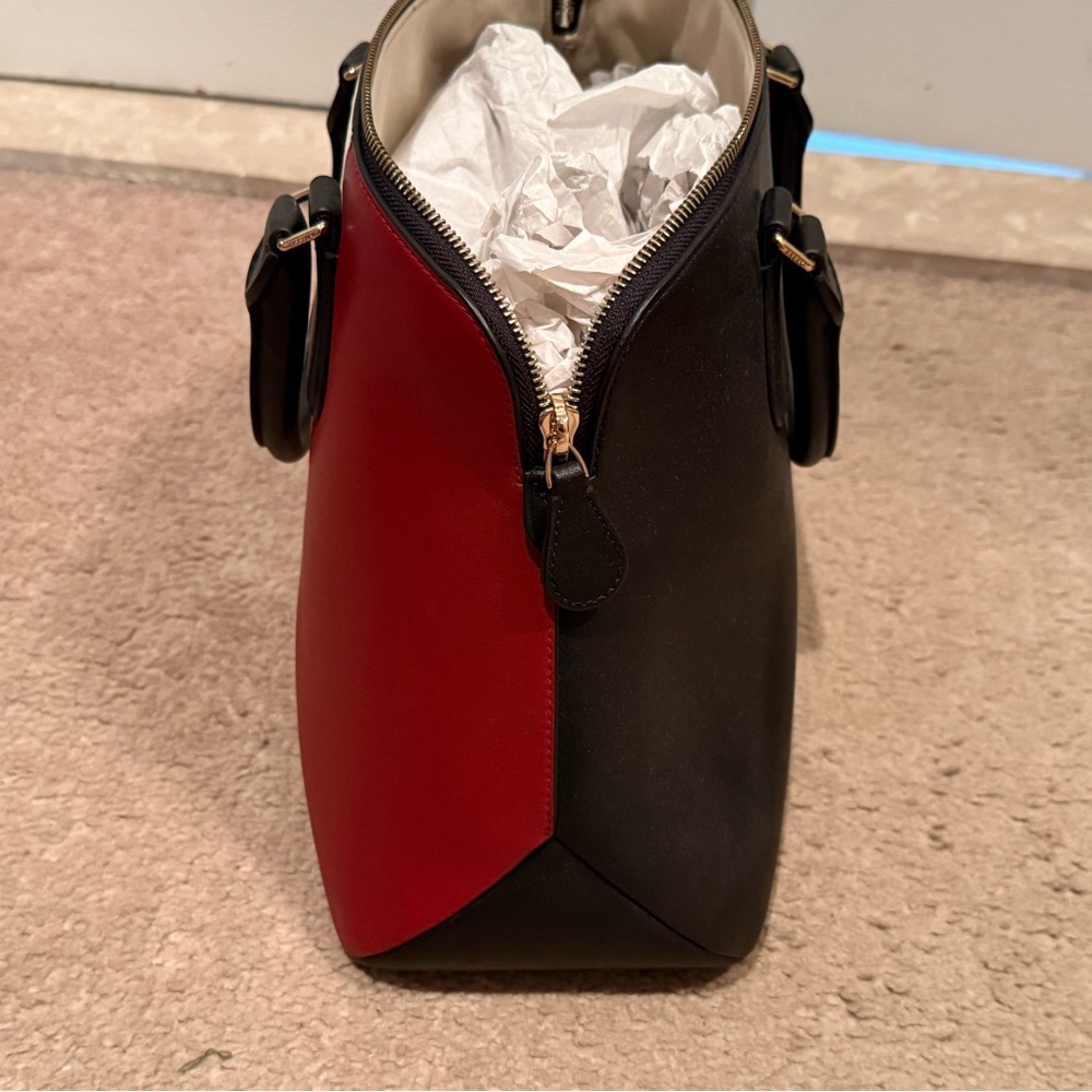 Bally Red, Pink, and White Sneakers with Black Accents and Matching Bag - Picture 5 of 10